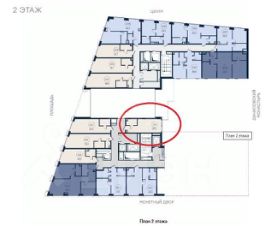 апарт.-студия, 27 м², этаж 3