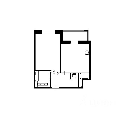 1-комн., 40 м², 1/17 этаж