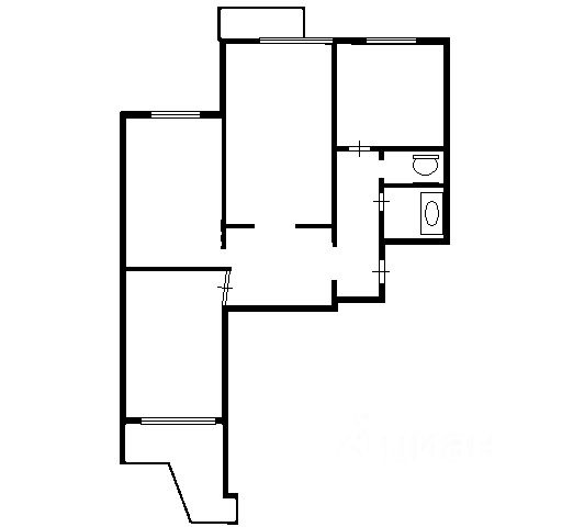 3-комн., 72,9 м², 13/16 этаж
