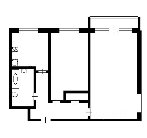 2-комн., 53 м², 9/12 этаж