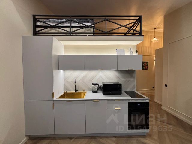 Студия, 34 м², 5/6 этаж