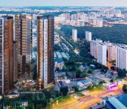 2-комн.кв., 43 м², этаж 46