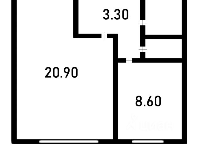 1-комн., 42 м², 14/14 этаж