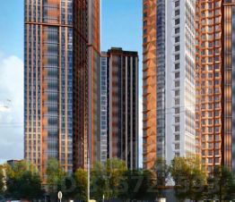 2-комн.кв., 43 м², этаж 46