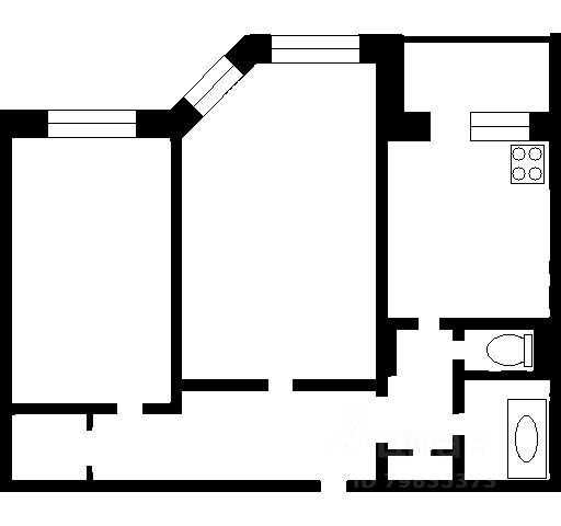 2-комн., 56 м², 4/17 этаж