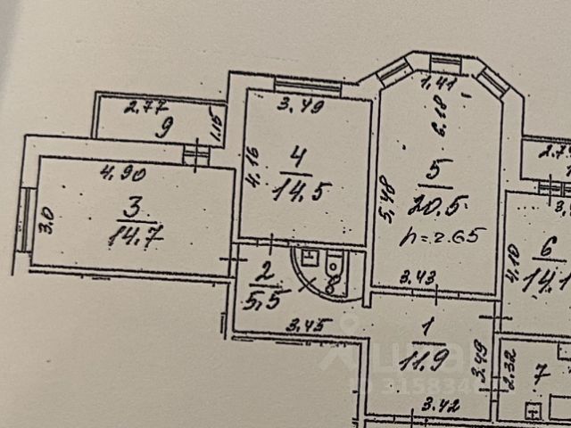 3-комн., 90,2 м², 7/17 этаж