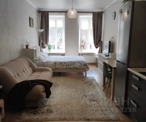 Студия, 30 м², 2/5 этаж