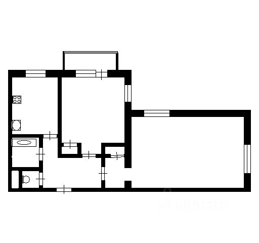 2-комн., 50 м², 10/12 этаж