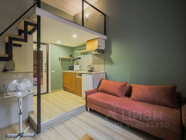 Студия, 17 м², 2/5 этаж