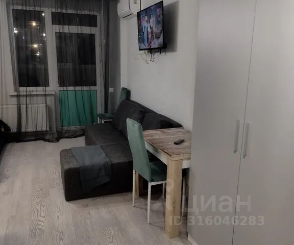 Студия, 32 м², 14/17 этаж