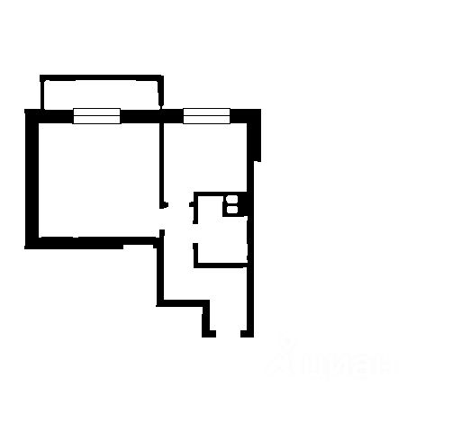 1-комн., 44 м², 12/23 этаж