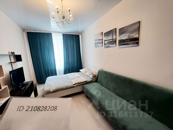 1-комн., 38 м², 4/25 этаж