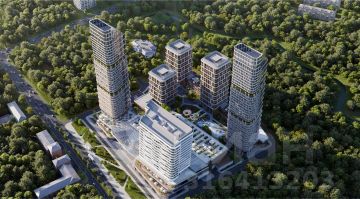 студия, 35 м², этаж 24