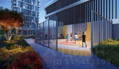 студия, 36 м², этаж 18