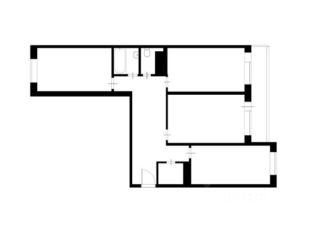 3-комн., 96 м², 10/25 этаж