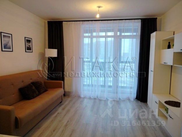Студия, 31 м², 3/21 этаж