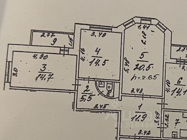 3-комн., 90,2 м², 7/17 этаж