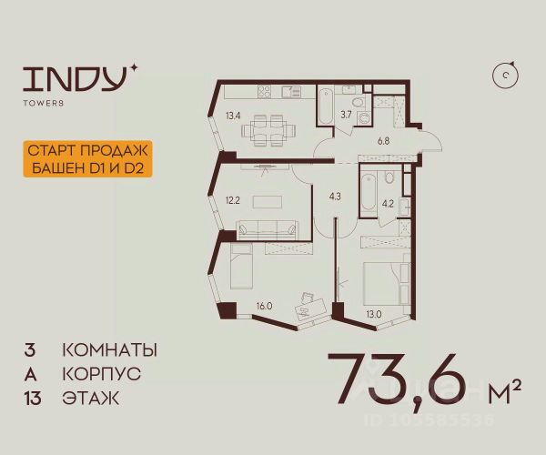 ЖК «INDY TOWERS»