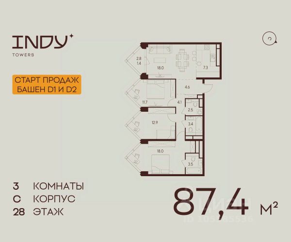 ЖК «INDY TOWERS»