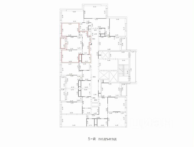 2-комн., 54 м², 7/24 этаж