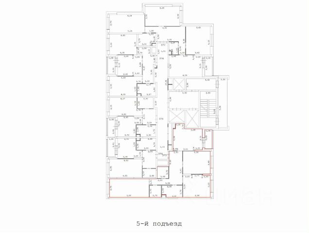 3-комн., 82 м², 2/24 этаж