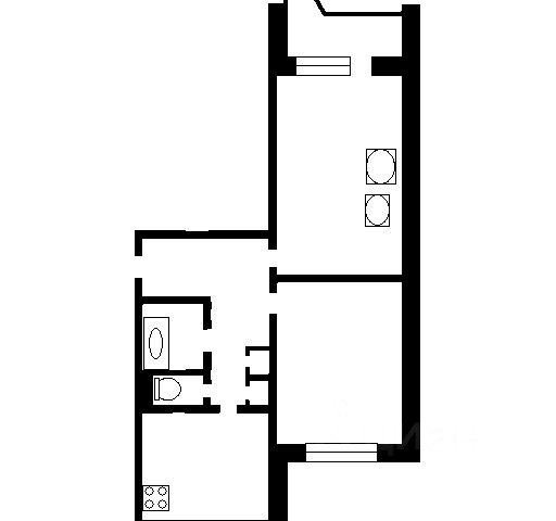 2-комн., 60 м², 10/17 этаж