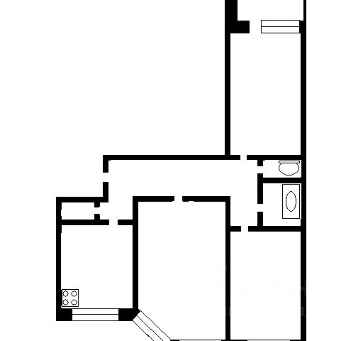 3-комн., 72,5 м², 9/17 этаж