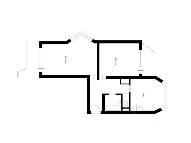 2-комн., 63 м², 19/25 этаж