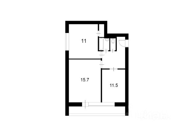 2-комн., 54 м², 14/16 этаж