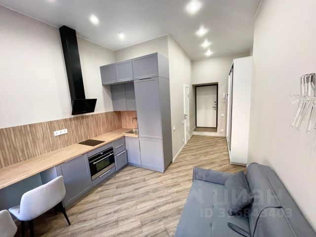 Студия, 24 м², 3/6 этаж