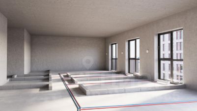 2-комн.кв., 55 м², этаж 3