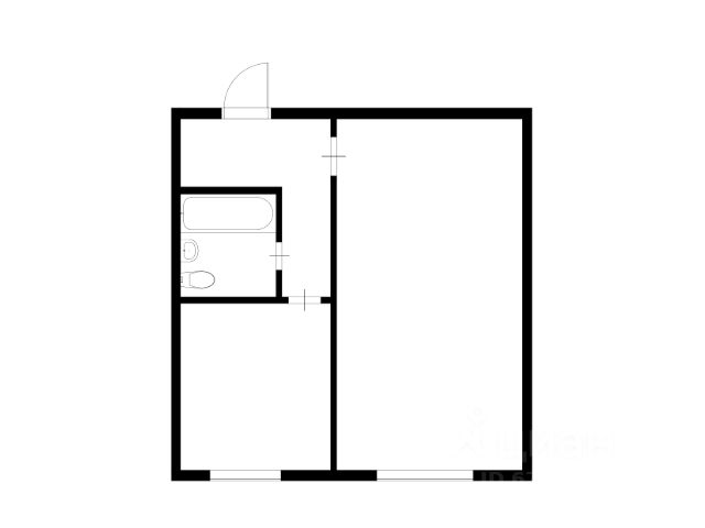 1-комн., 32,6 м², 1/9 этаж
