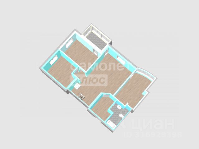 4-комн., 96 м², 10/17 этаж