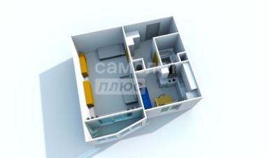 1-комн.кв., 37 м², этаж 4