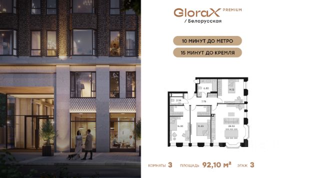 ЖК «GloraX Premium Белорусская»