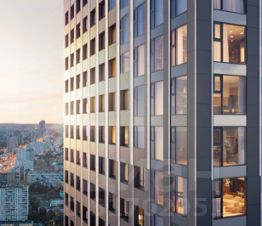 студия, 19 м², этаж 17