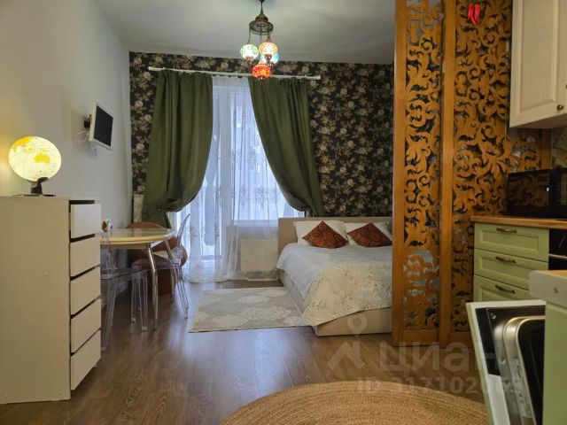 Студия, 28 м², 12/17 этаж