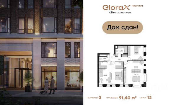 ЖК «GloraX Premium Белорусская»