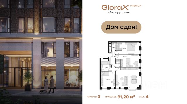 ЖК «GloraX Premium Белорусская»