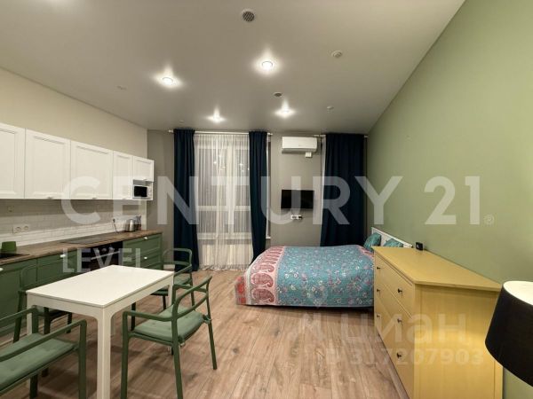 Студия, 35 м², 6/37 этаж