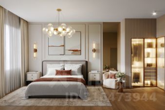 студия, 36 м², этаж 9