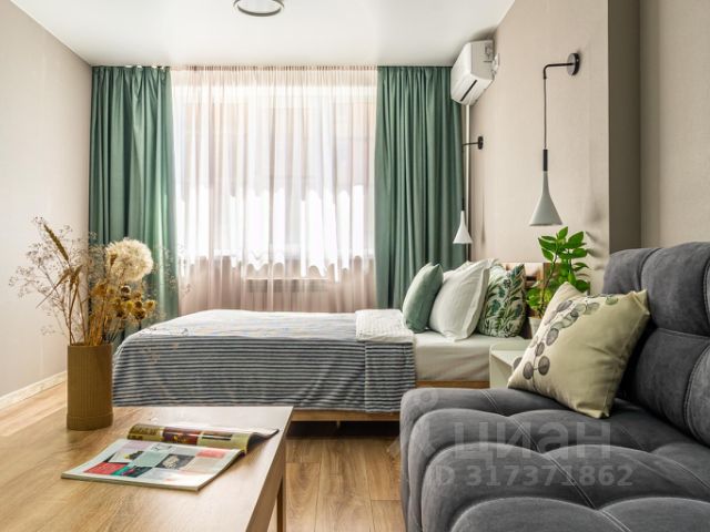 1-комн. апарт., 43 м², 1/1 этаж