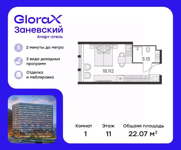 ЖК «Апарт-отель GloraX Заневский»