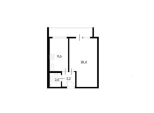 1-комн.кв., 36 м², этаж 7