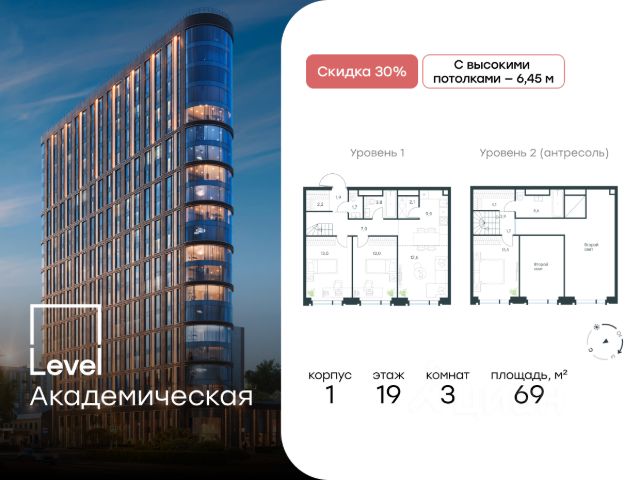 ЖК «Level Академическая»