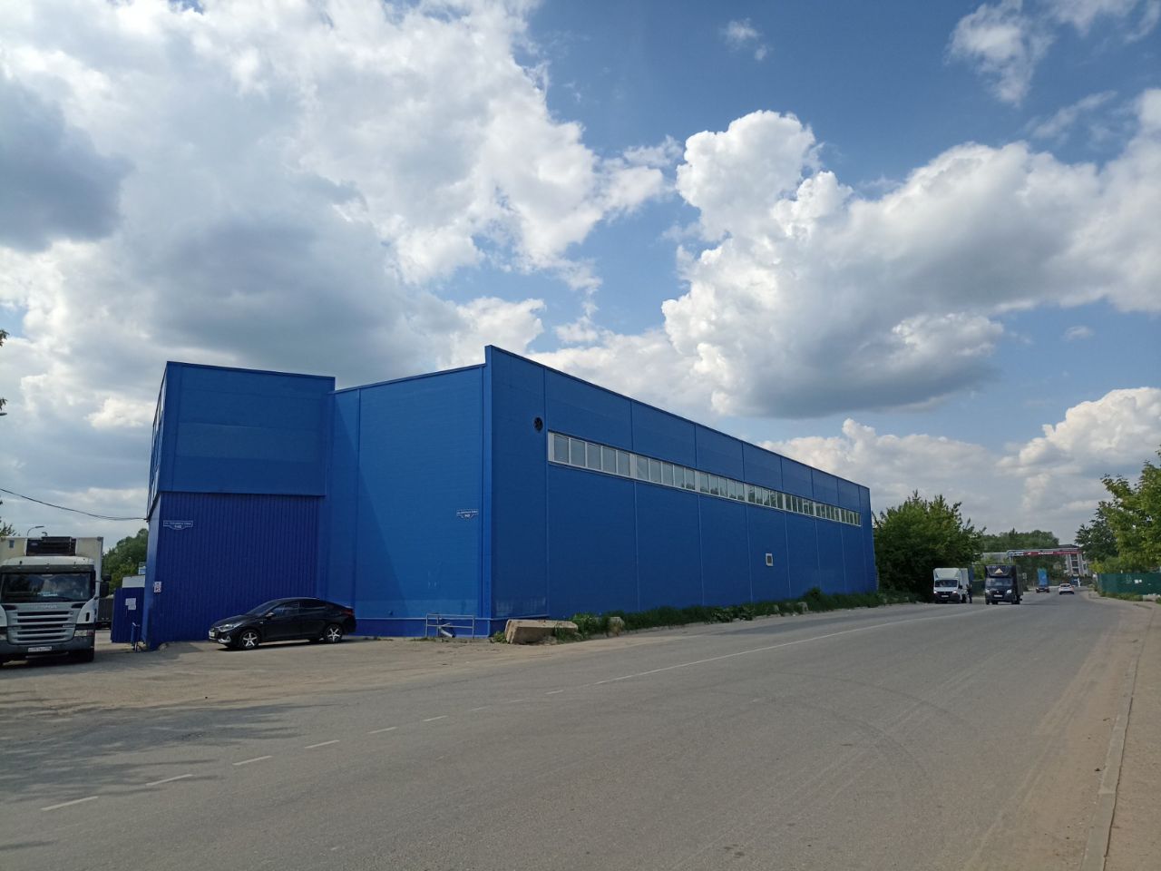 Складском комплексе на ул. Лейтенанта Бойко, 94В