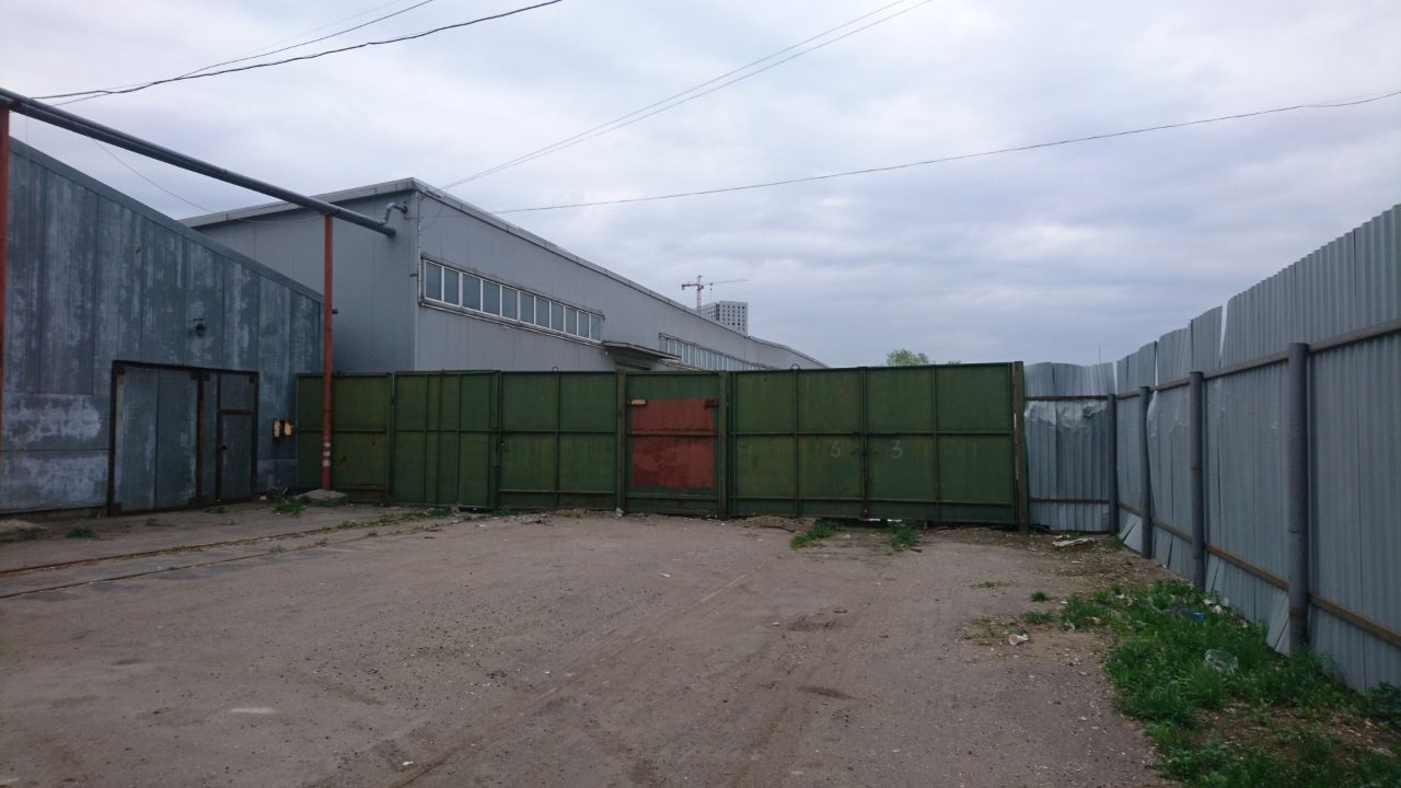Складском комплексе на ул. Скотопрогонная, 35с39