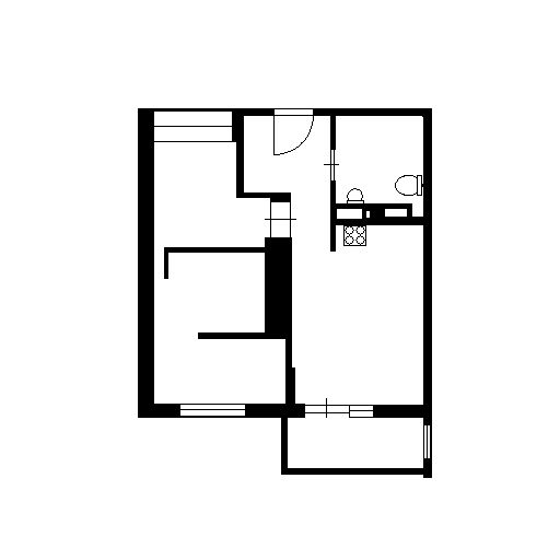 Планировка этой квартиры по данным Циан