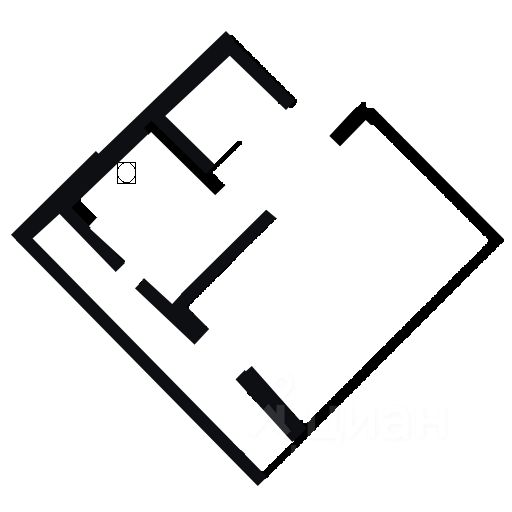 Планировка этой квартиры по данным Циан