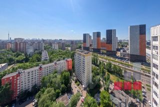 3-комн.кв., 77 м², этаж 22